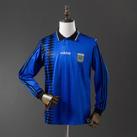 Camiseta Argentina Visitante Manga Larga 1994 Adultos