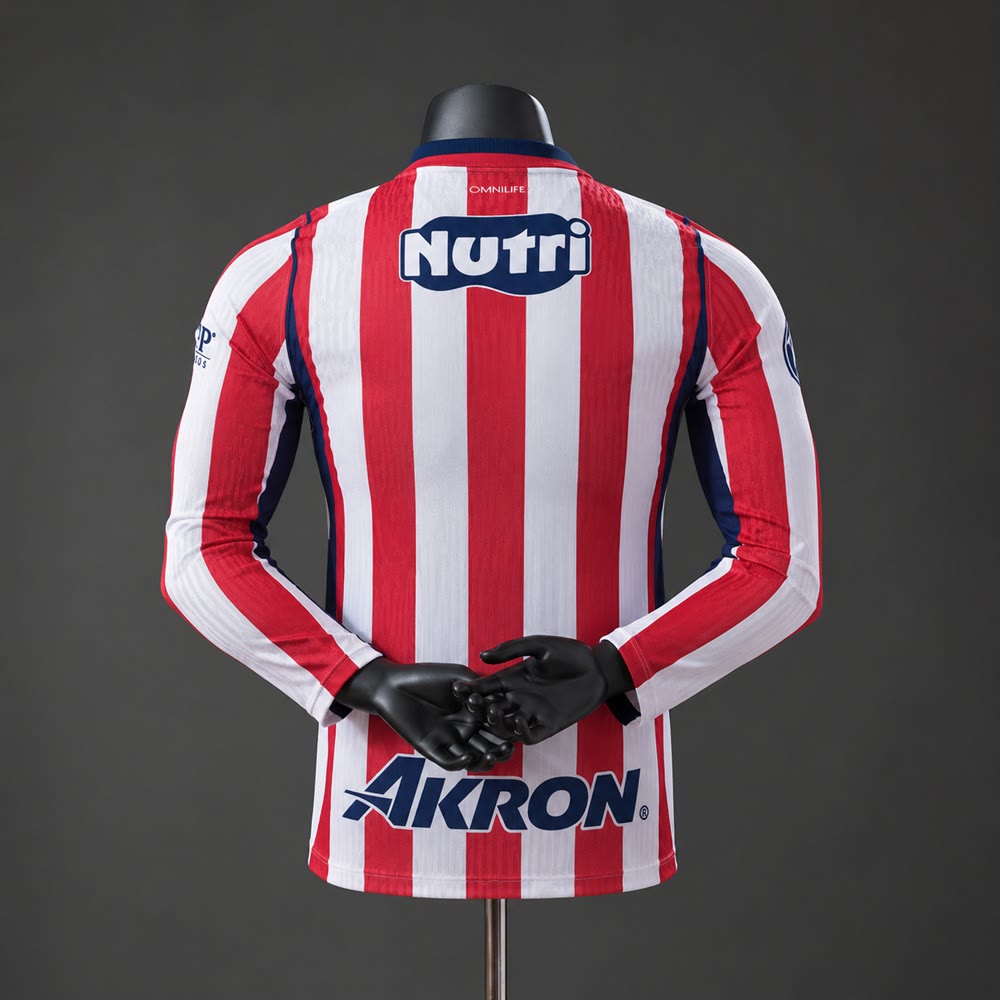Camiseta Chivas Guadalajara Local Manga Larga 26/27 Adultos [PLAYER VERSION]