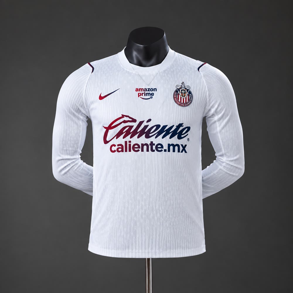 Camiseta Chivas Guadalajara Visitante Manga Larga 26/27 Adultos [PLAYER VERSION]
