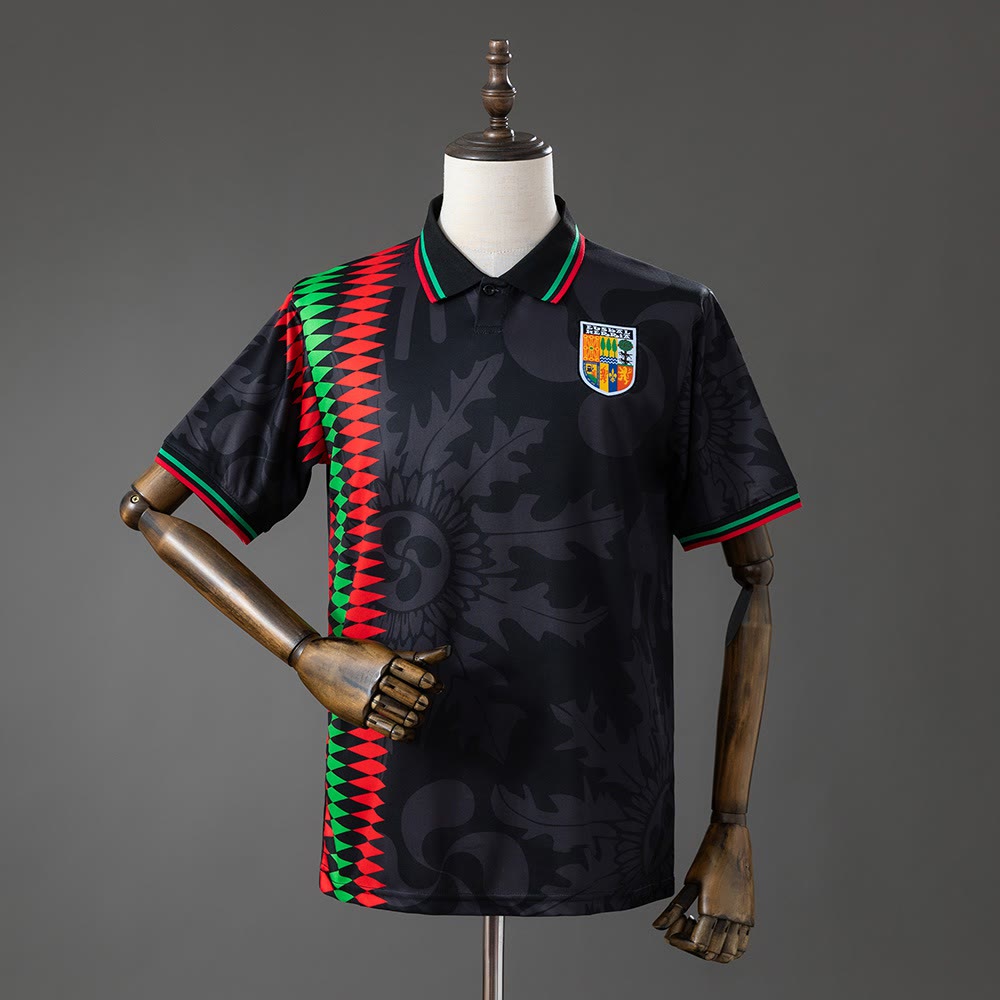 Camiseta Euskal Herria Años 90 Negra Adultos
