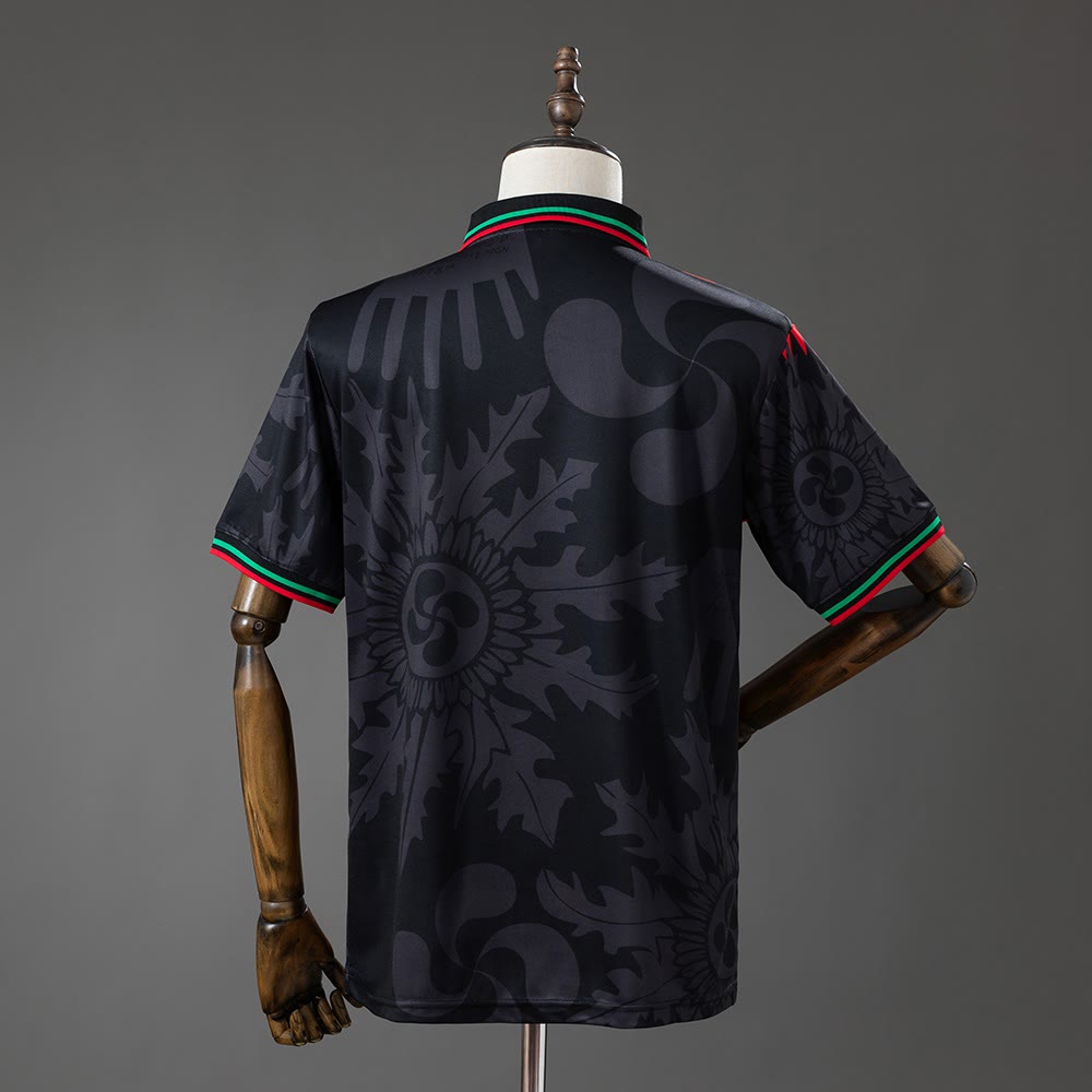 Camiseta Euskal Herria Años 90 Negra Adultos