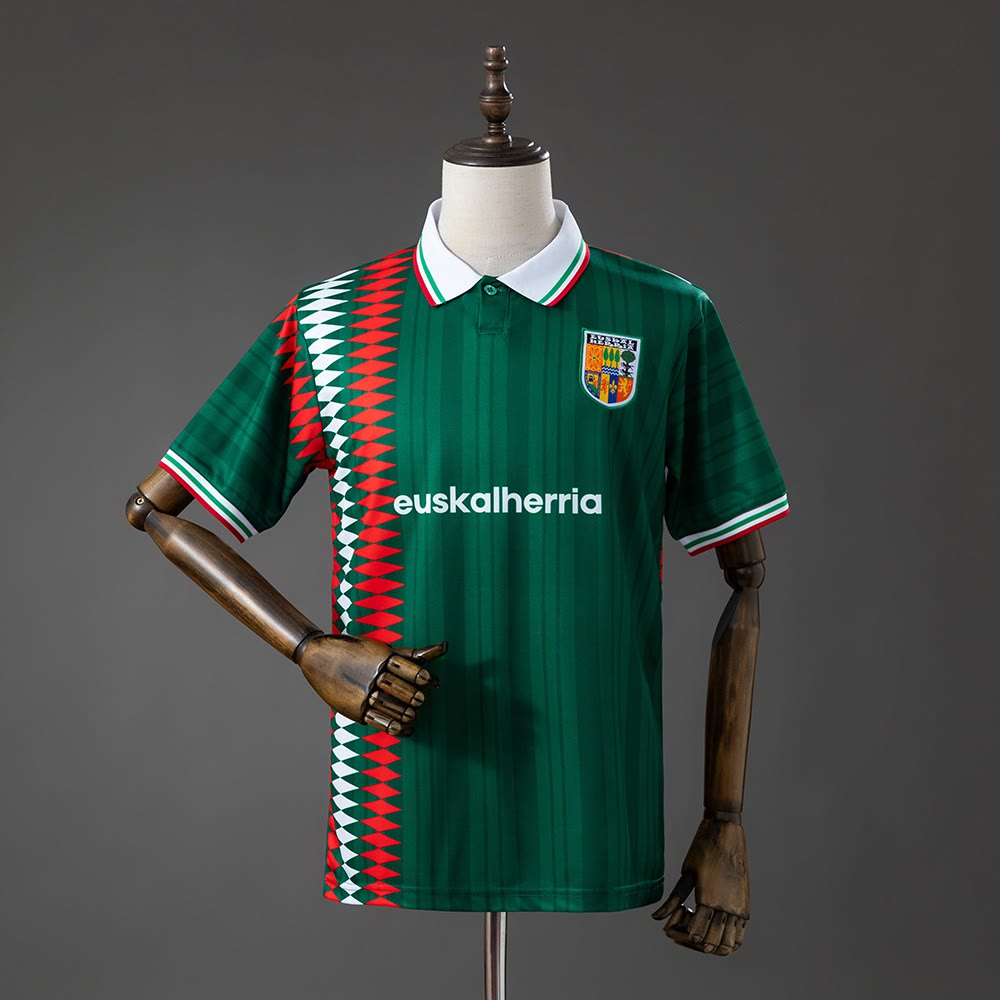 Camiseta Euskal Herria Años 90 Verde Adultos