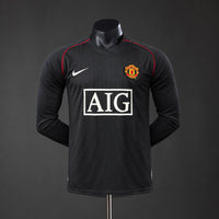 Camiseta Manchester United Visitante Manga Larga 07/08 Adultos