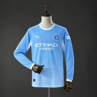 Camiseta Manchester City Local Manga Larga 26/27 Adultos