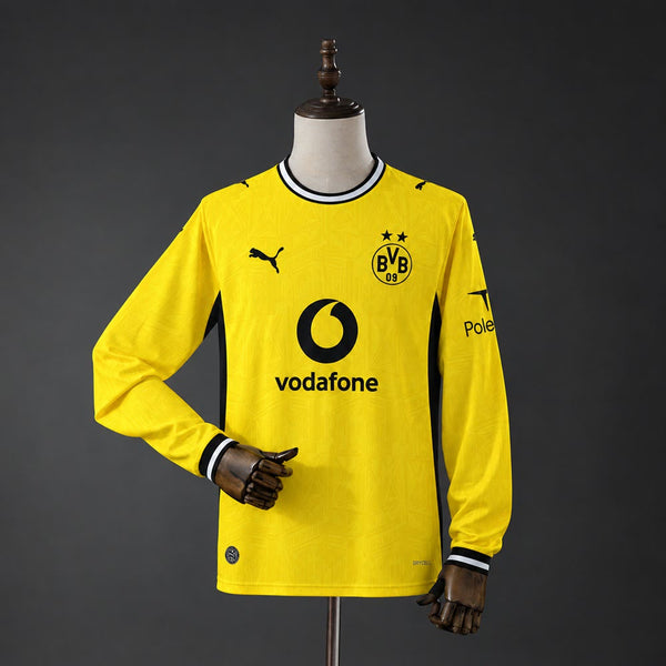 Camiseta Borussia Dortmund Local Manga Larga 26/27 Adultos