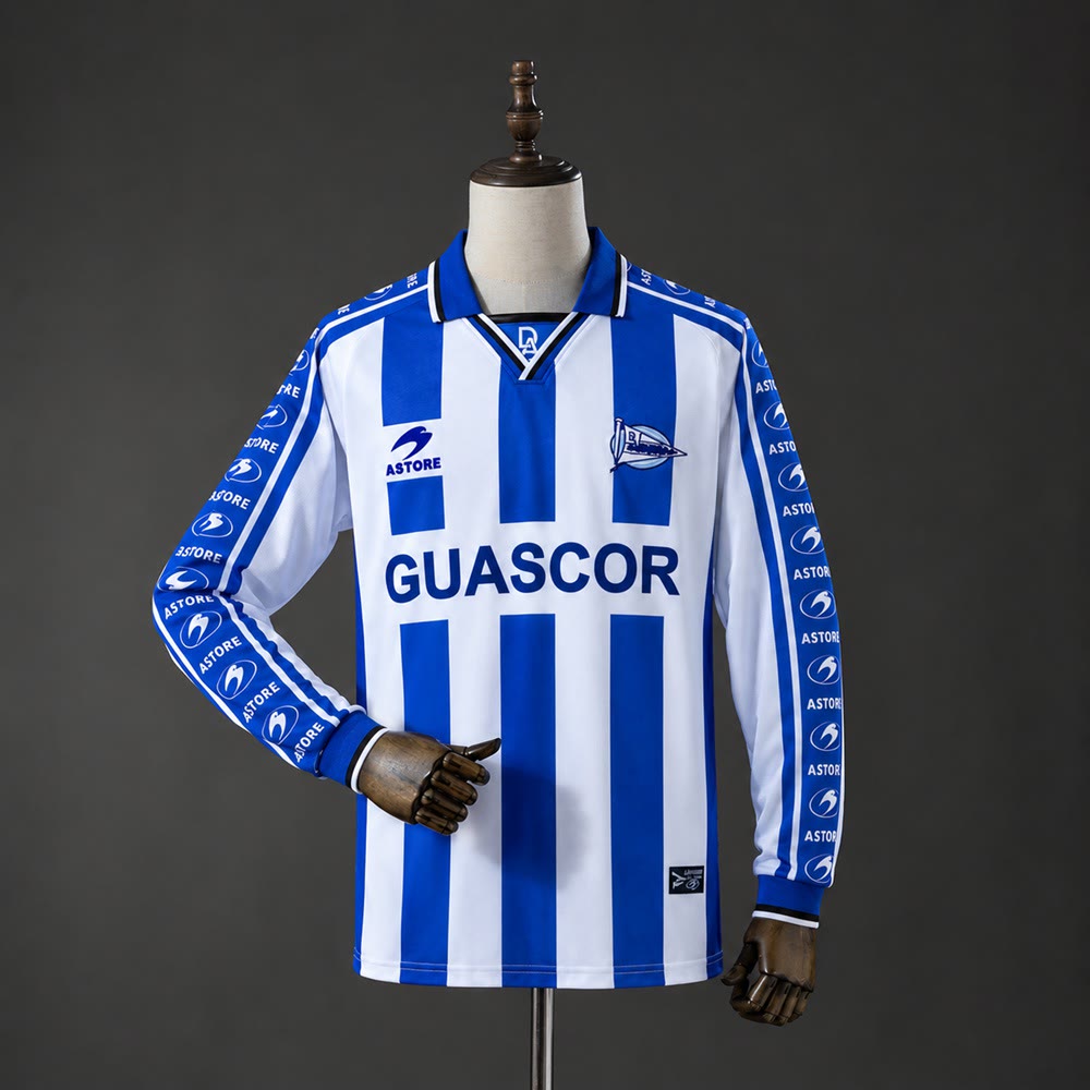 Camiseta Deportivo Alavés Local Manga Larga 98/99 Adultos