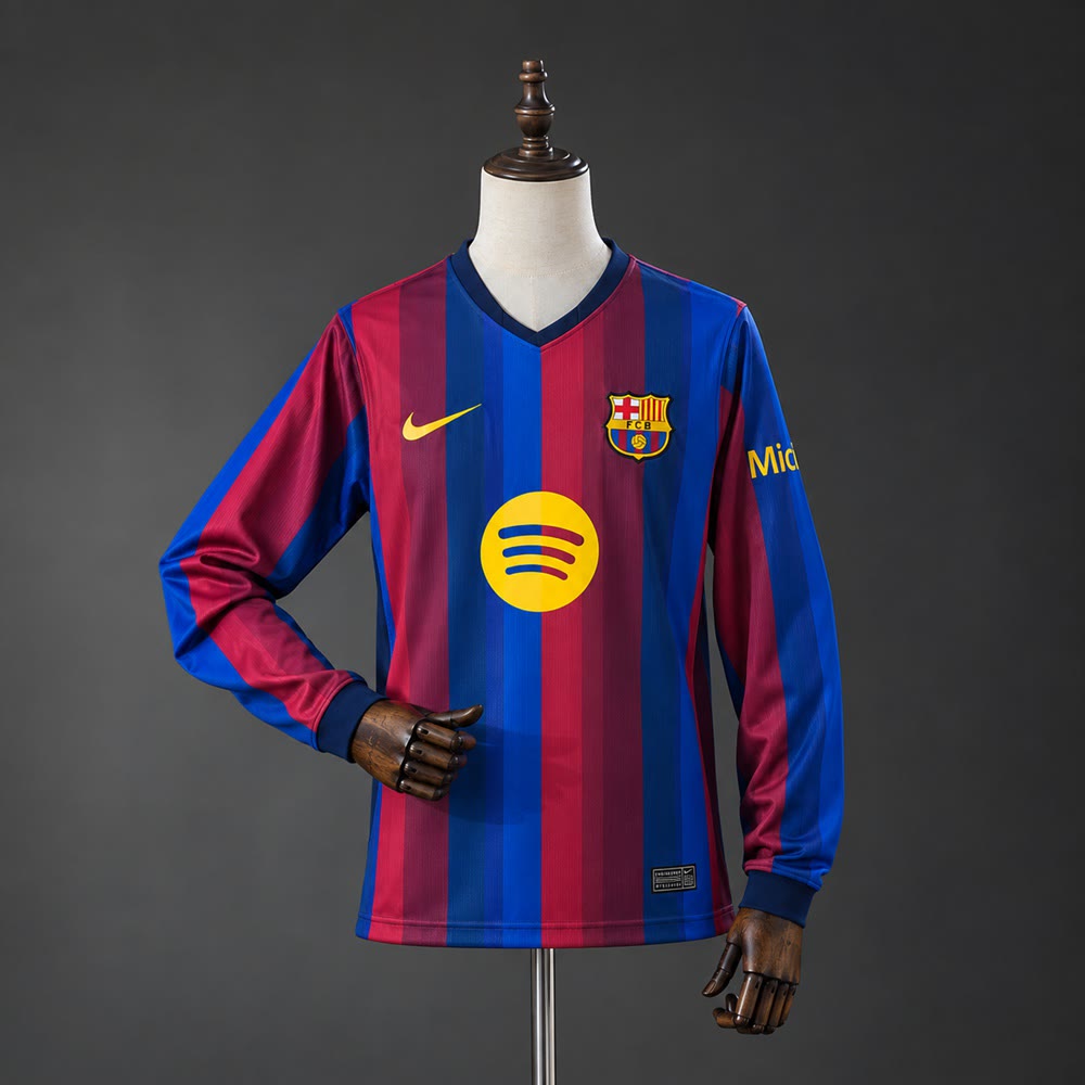 Camiseta FC Barcelona Local Manga Larga 26/27 Adultos