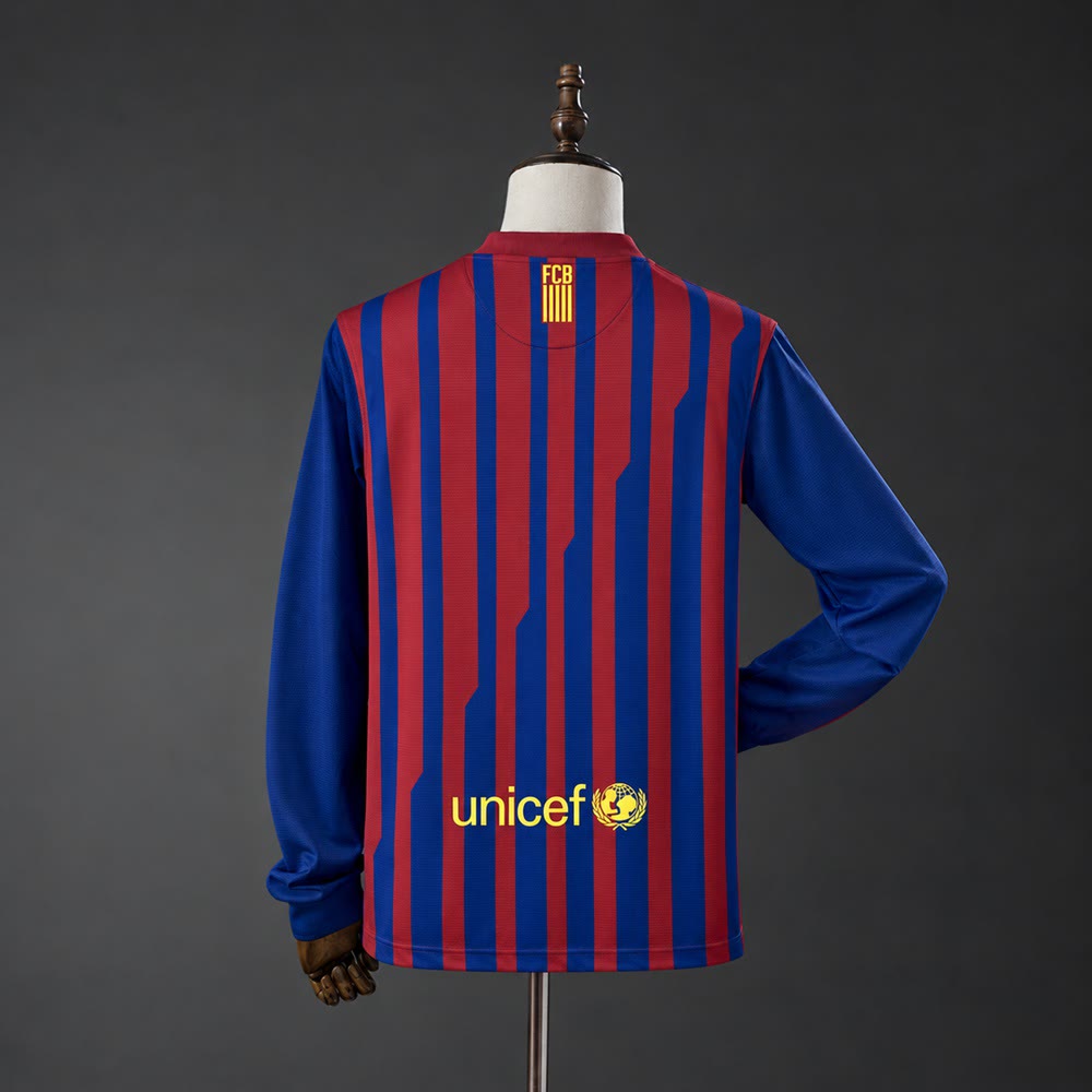 Camiseta FC Barcelona Local Manga Larga 11/12 Adultos